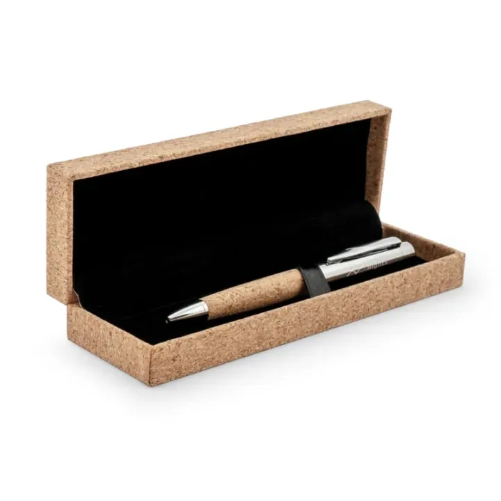 Metal pen Cork in case - LT82142 (gadzety reklamowe)